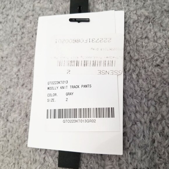NEW TheOpen Product OPEN YY Woolly Knit Track Pants Gray Jogger $269 Ssense NWT - Picture 8 of 16